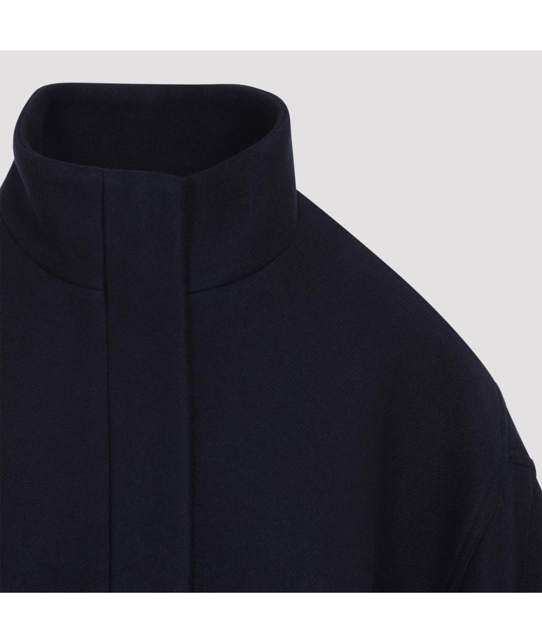 DRIES VAN NOTEN Синяя полиэстеровая куртка, фото 3