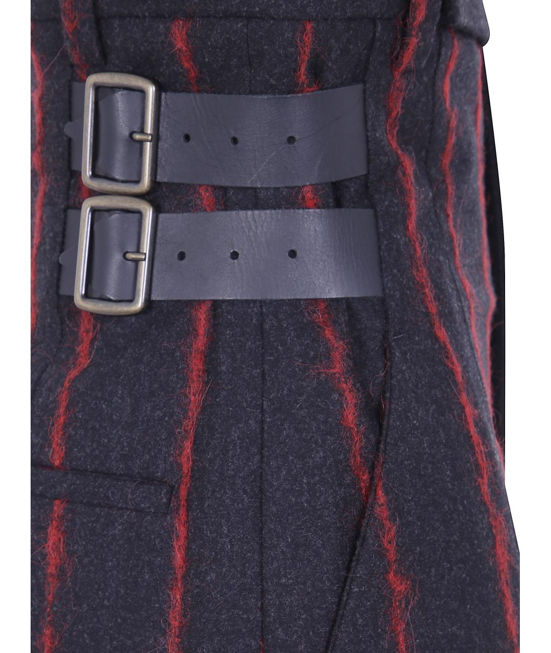 VIVIENNE WESTWOOD Серые кашемировые прямые брюки, фото 3