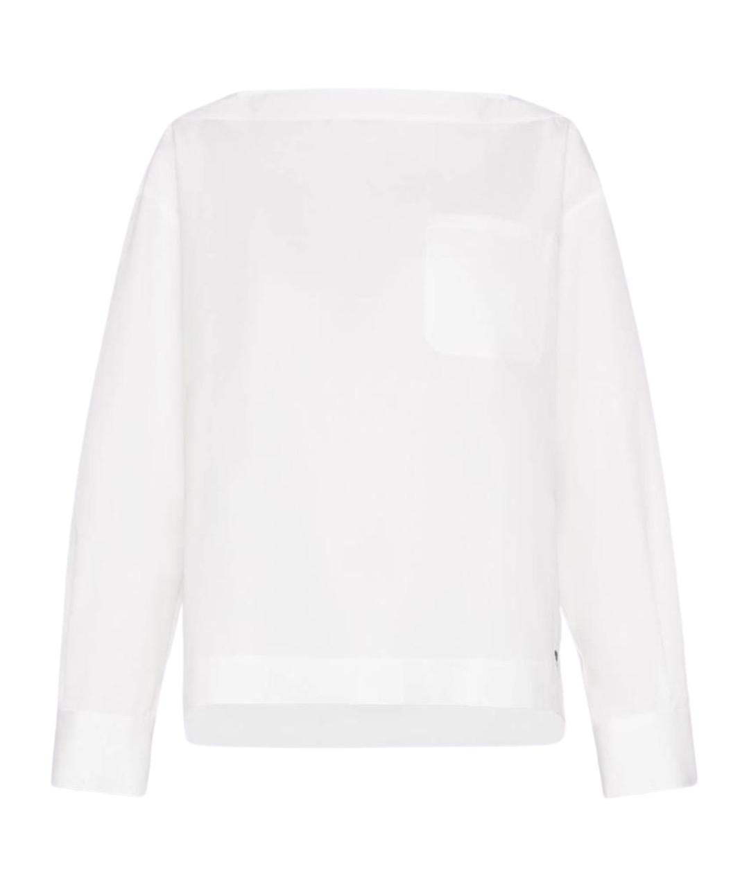 WEEKEND MAX MARA Белая хлопковая рубашка, фото 1