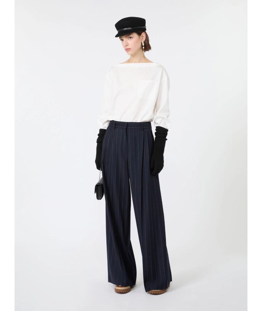 WEEKEND MAX MARA Белая хлопковая рубашка, фото 2