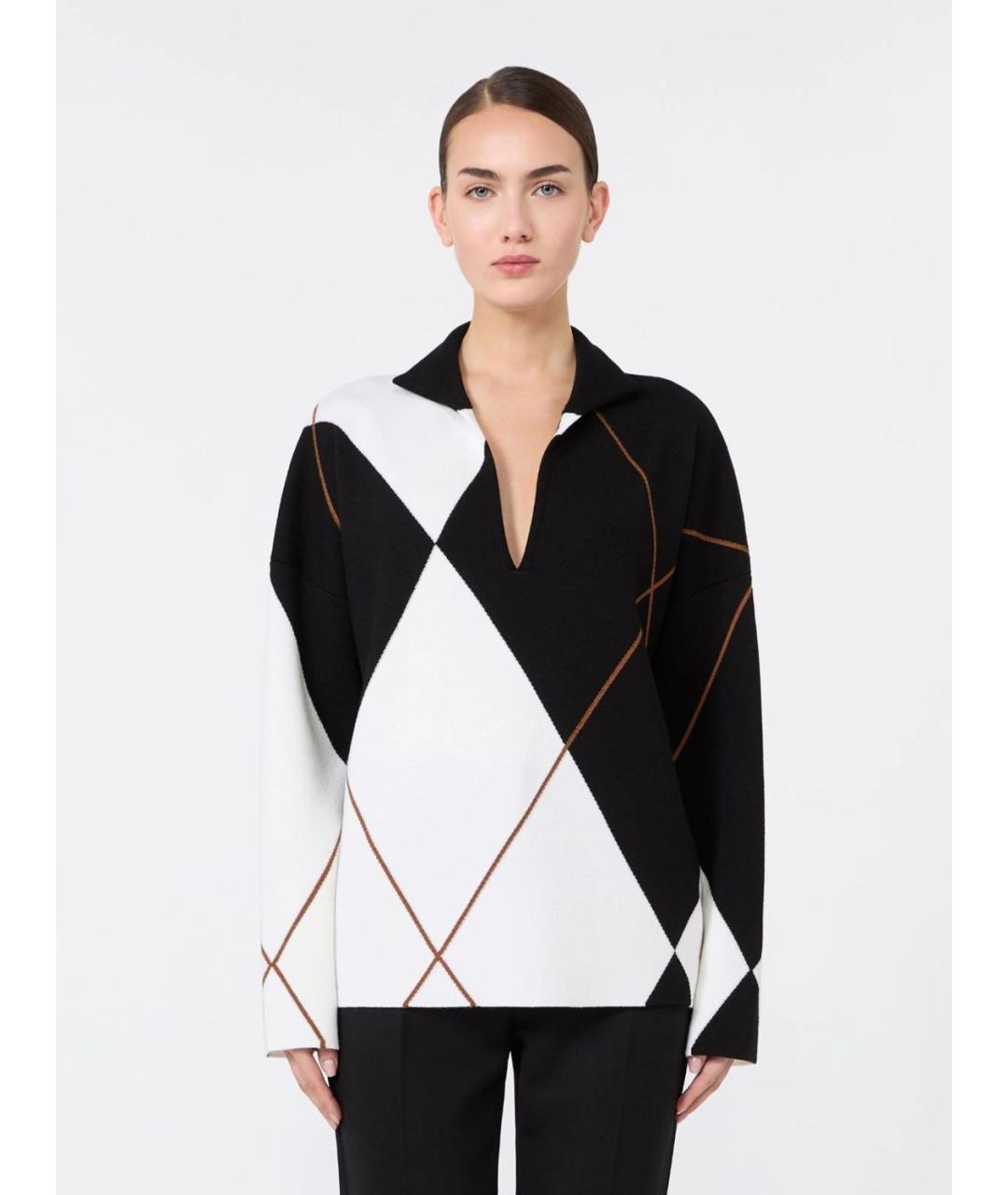 MAX MARA Белый шерстяной джемпер / свитер, фото 3