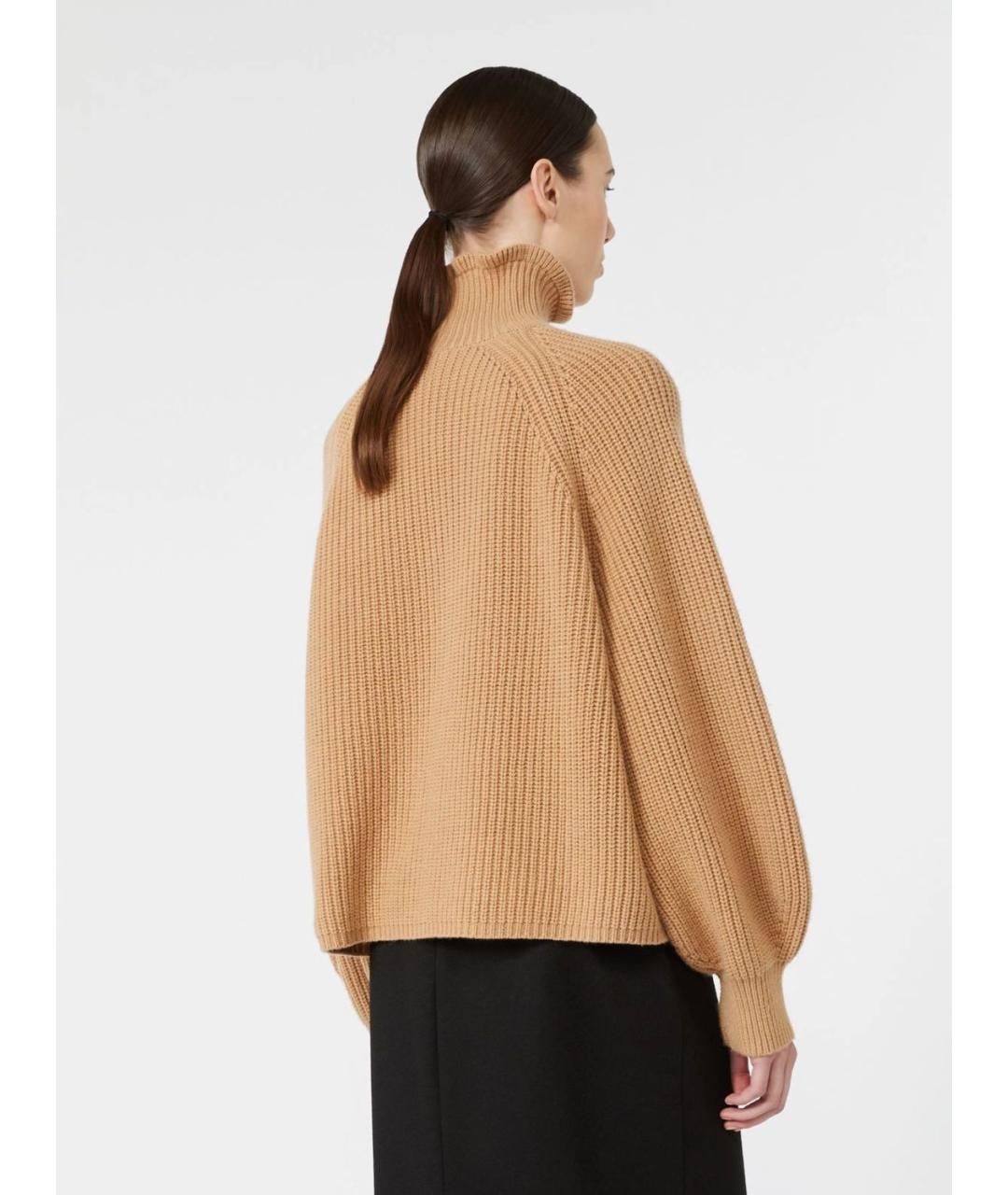 MAX MARA Бежевый кашемировый джемпер / свитер, фото 4