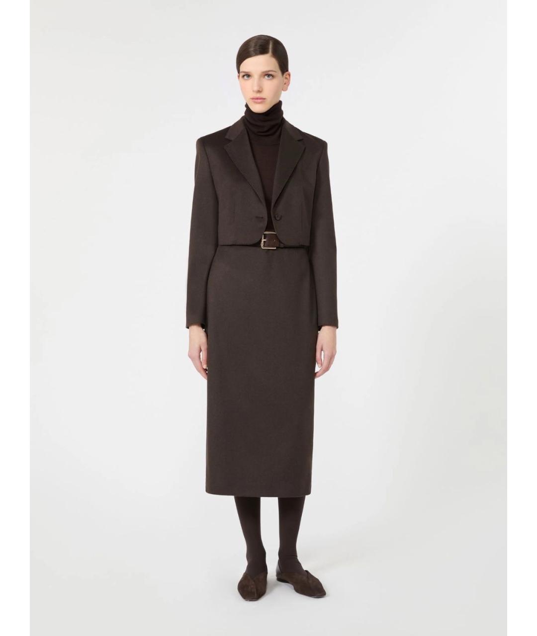 MAX MARA Коричневый шерстяной джемпер / свитер, фото 2