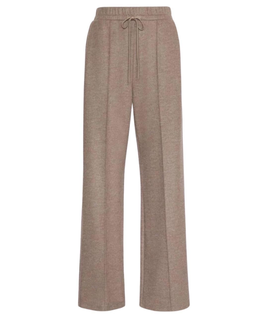 WEEKEND MAX MARA Коричневые прямые брюки, фото 1