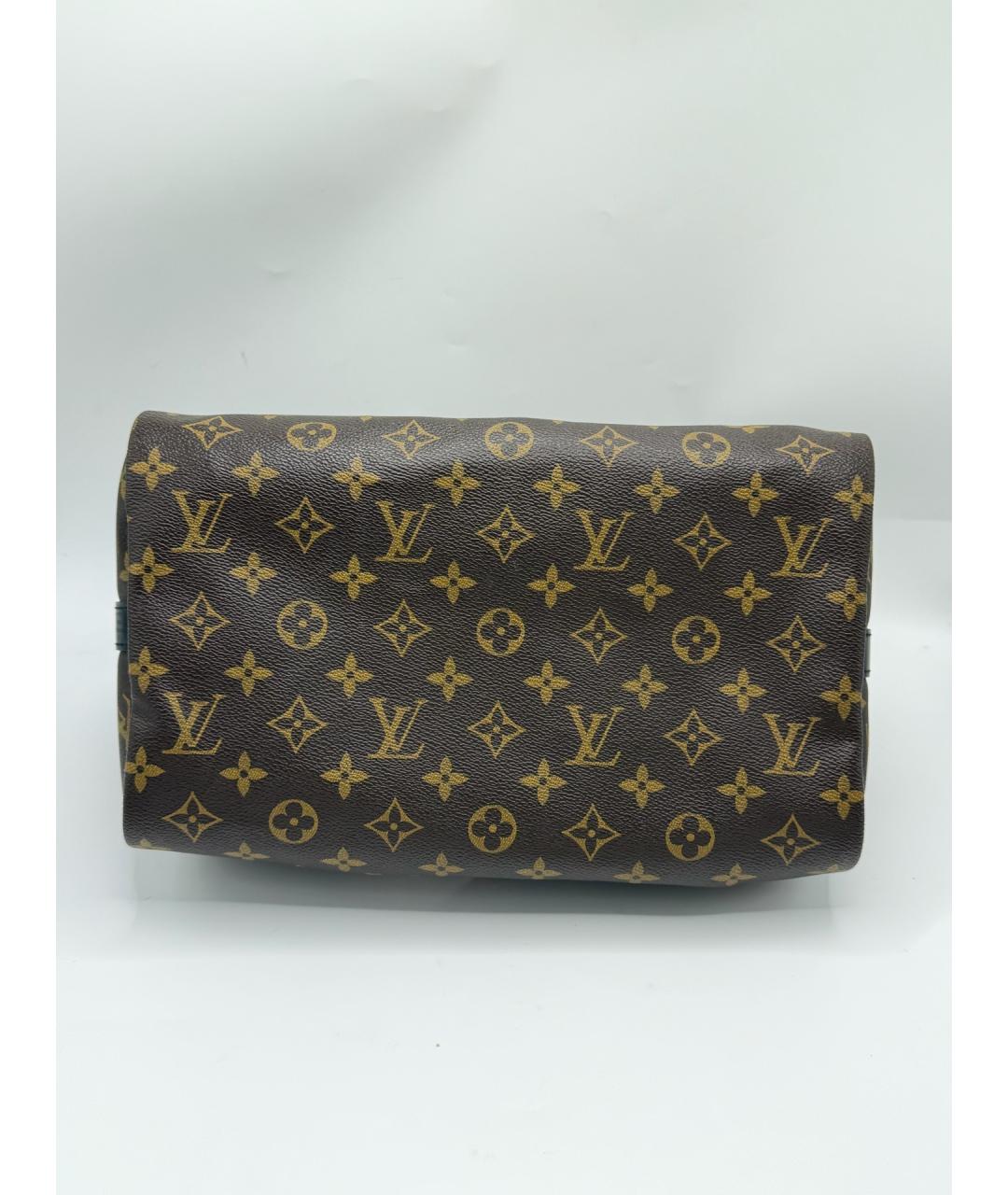 LOUIS VUITTON Коричневая сумка через плечо из искусственной кожи, фото 3