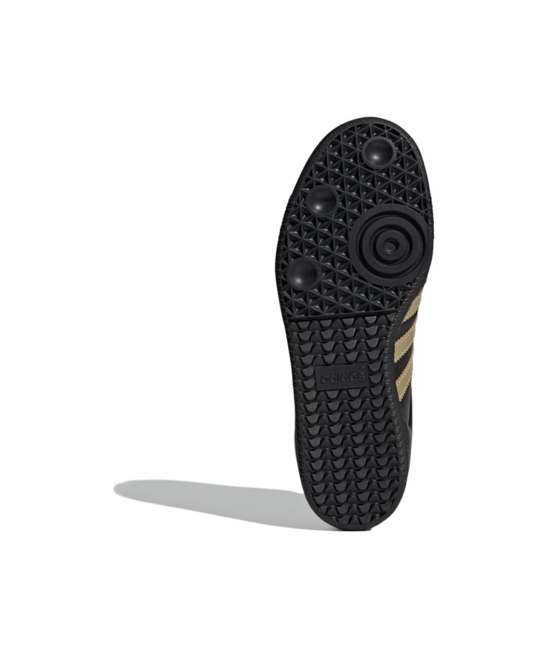 ADIDAS Черные кожаные кеды, фото 5