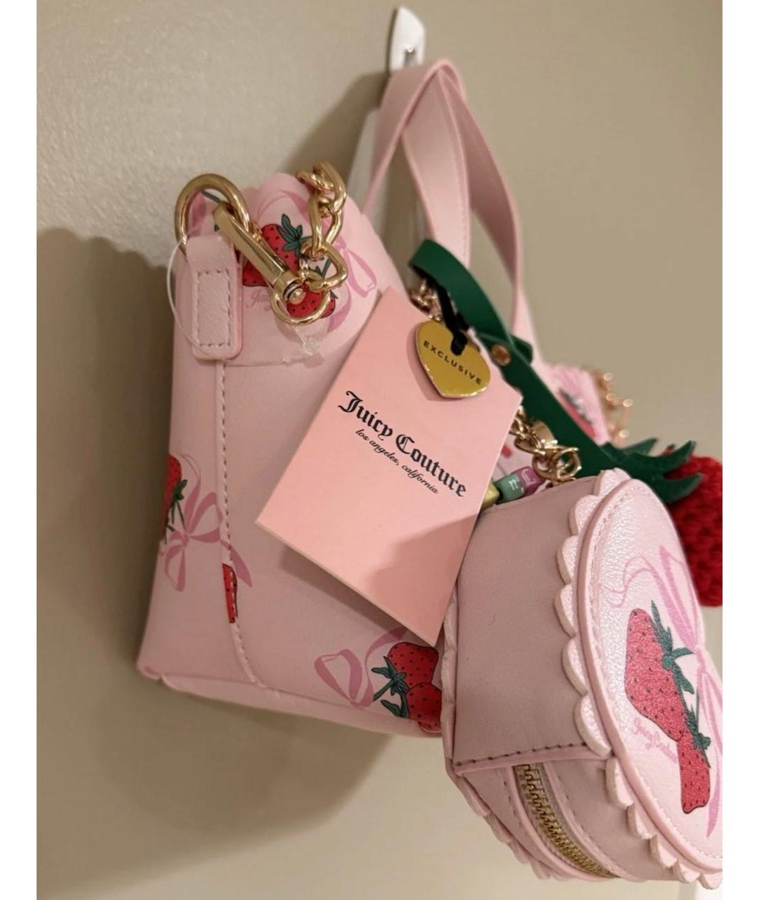 JUICY COUTURE Розовая сумка тоут, фото 2