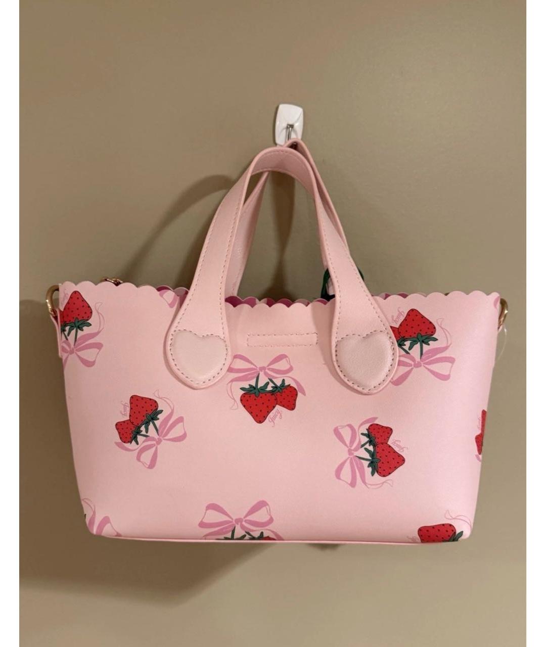 JUICY COUTURE Розовая сумка тоут, фото 3