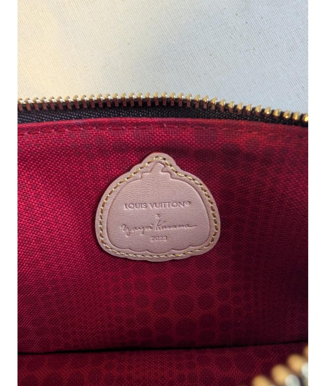 LOUIS VUITTON Коричневая сумка с короткими ручками из канвы, фото 5