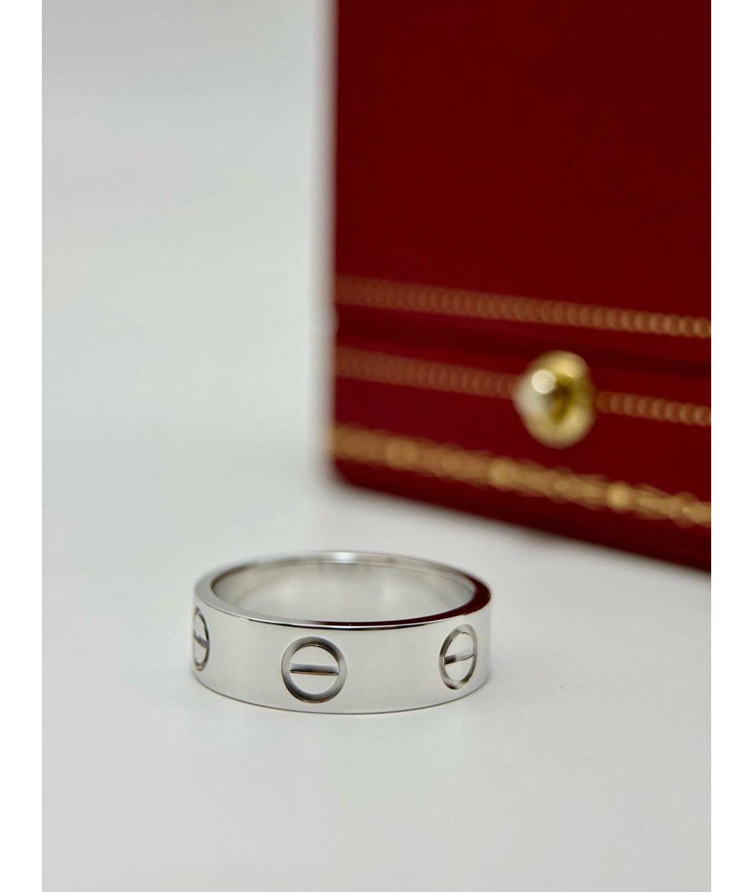 CARTIER Серебряное кольцо из белого золота, фото 4