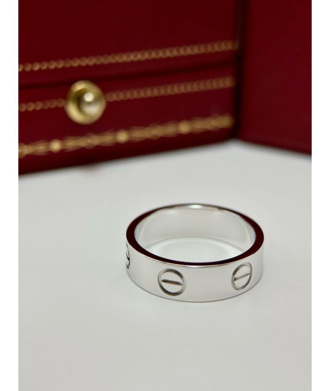 CARTIER Серебряное кольцо из белого золота, фото 3