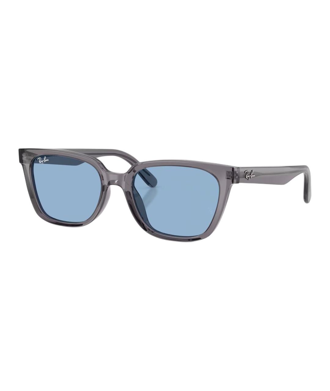 RAY BAN Серые пластиковые солнцезащитные очки, фото 1