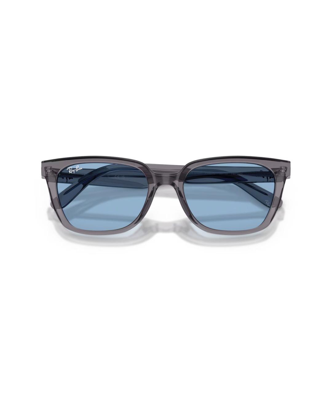 RAY BAN Серые пластиковые солнцезащитные очки, фото 2