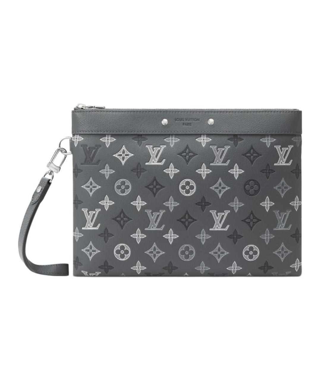 LOUIS VUITTON Серая папка для документов из канвы, фото 1
