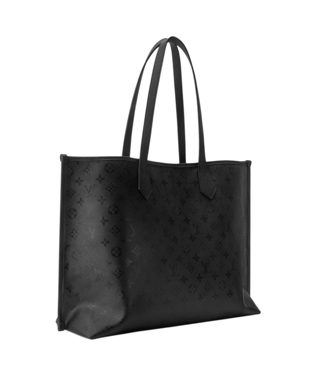 LOUIS VUITTON Черная сумка через плечо из канвы, фото 2