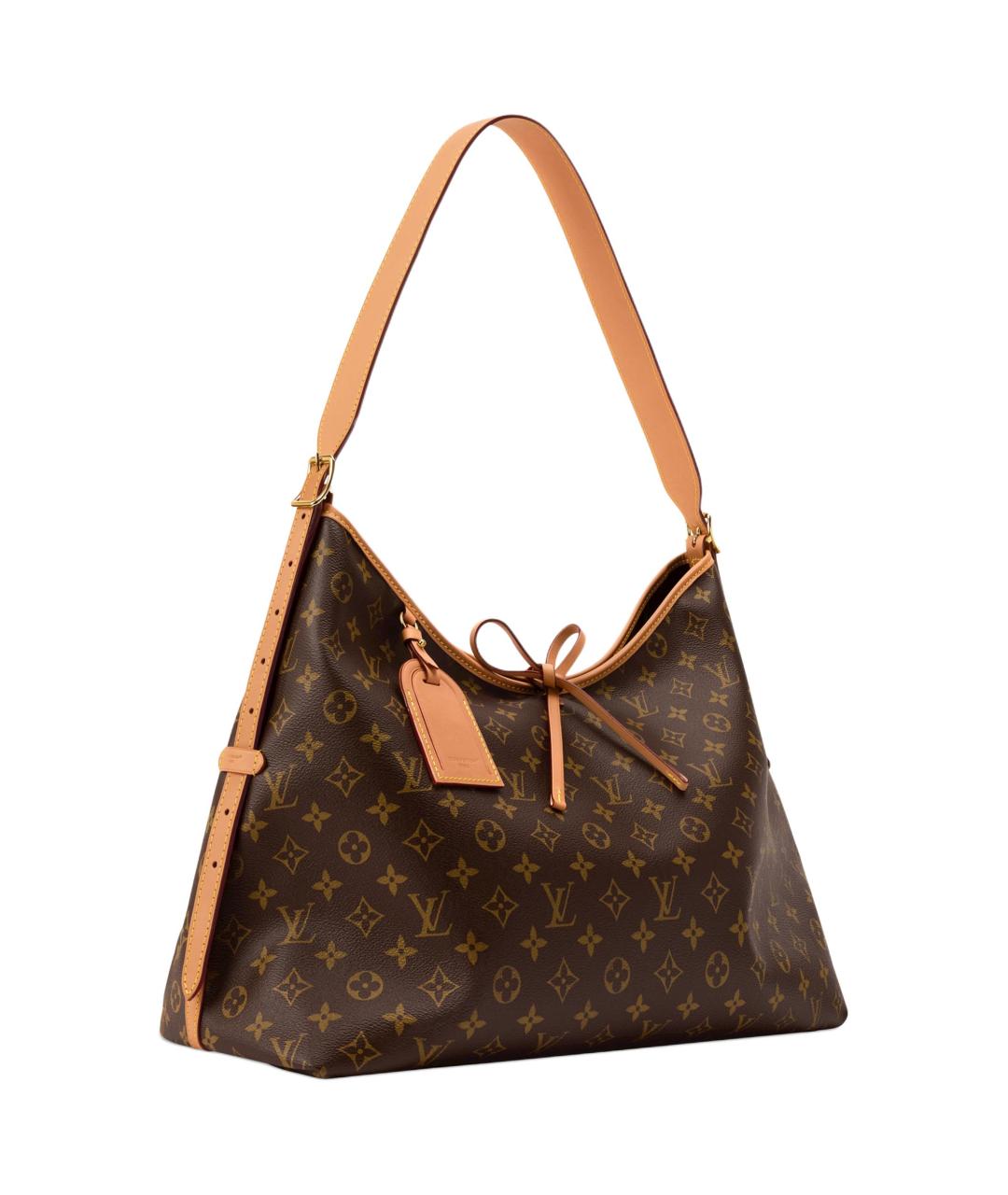 LOUIS VUITTON Коричневая сумка через плечо из канвы, фото 2