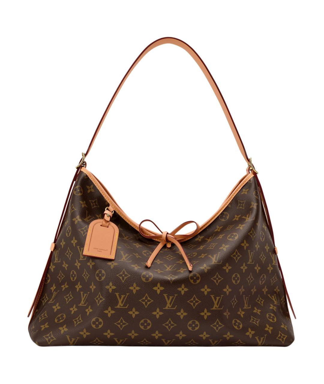 LOUIS VUITTON Коричневая сумка через плечо из канвы, фото 1