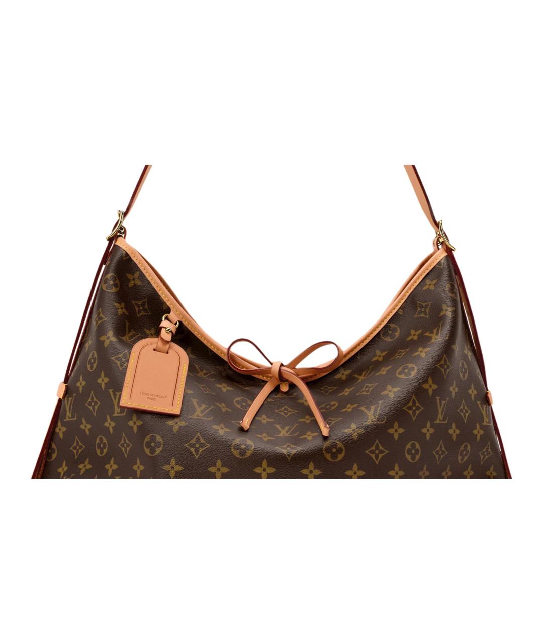 LOUIS VUITTON Коричневая сумка через плечо из канвы, фото 5