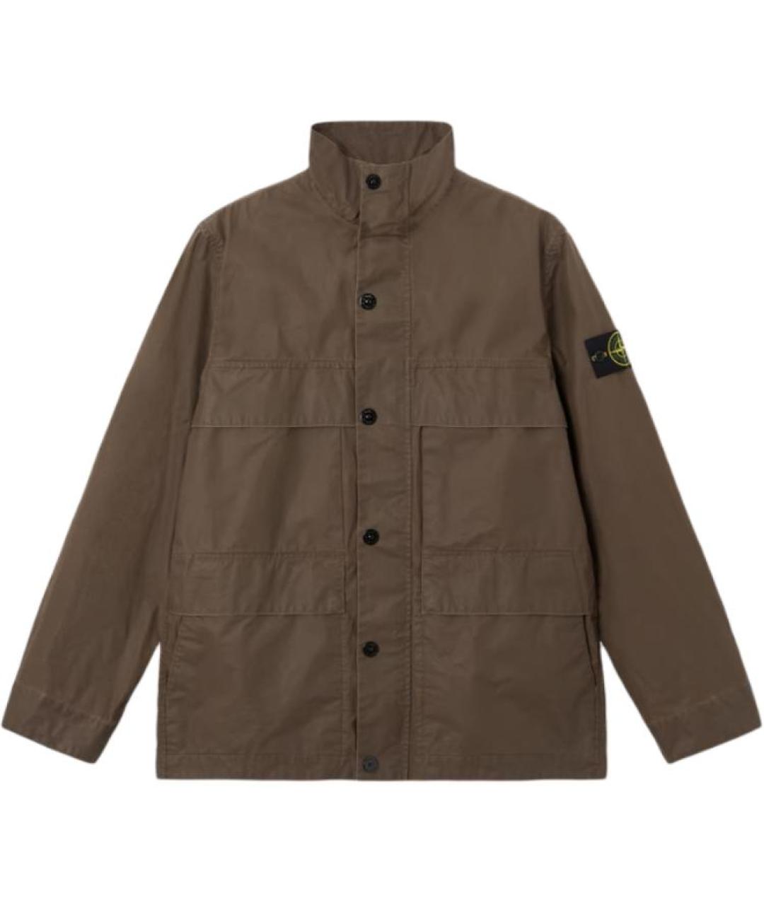 STONE ISLAND Коричневая куртка, фото 1
