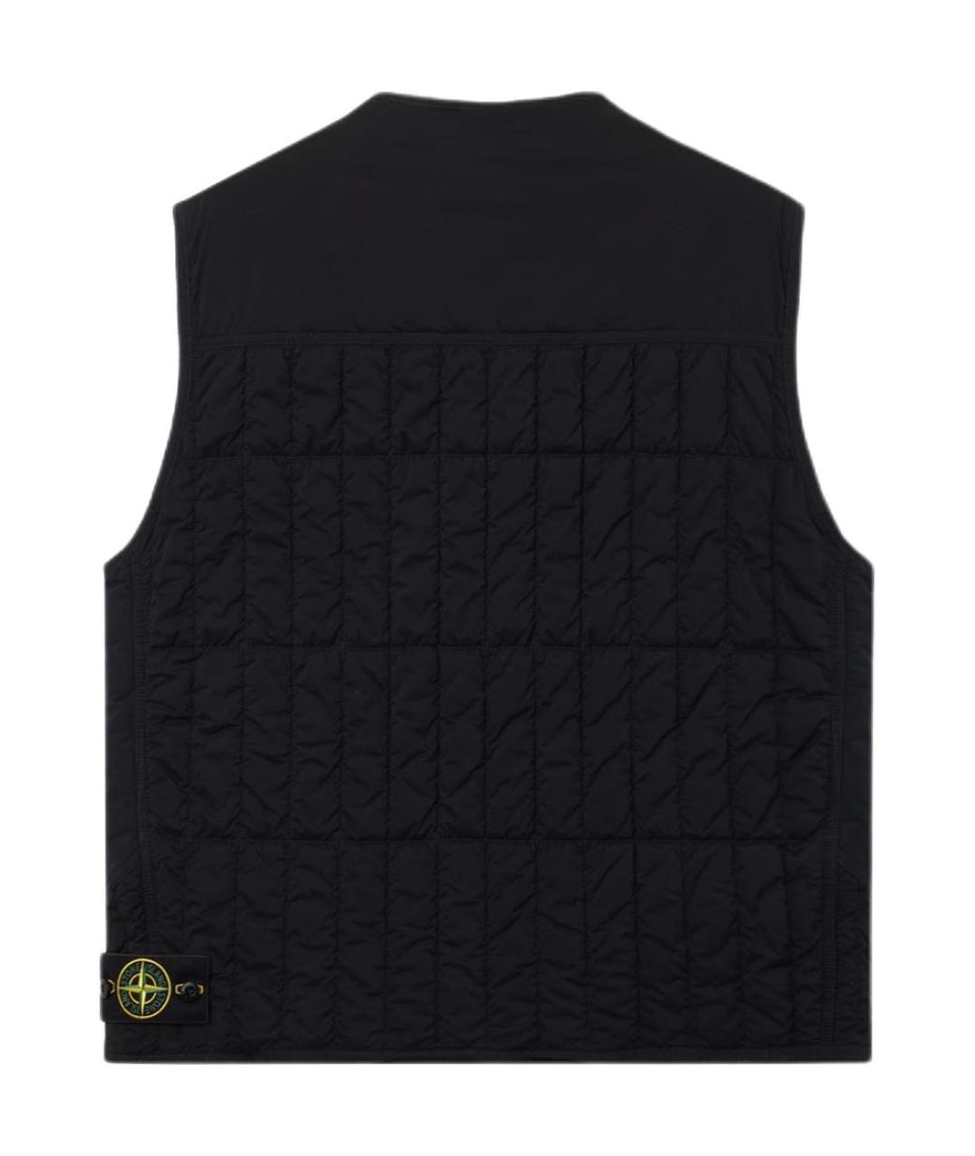 STONE ISLAND Черный жилет, фото 2