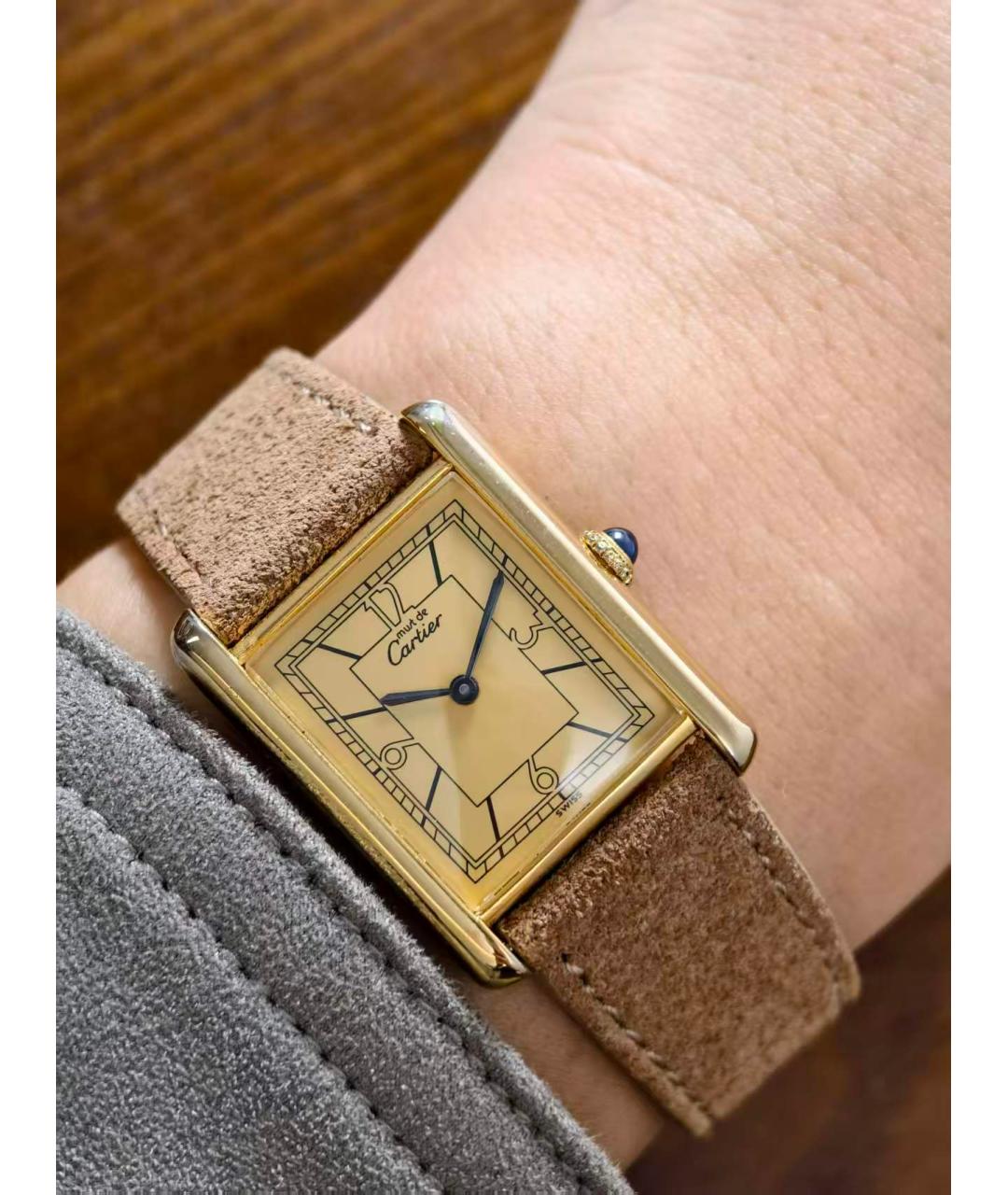 CARTIER Золотые часы, фото 2