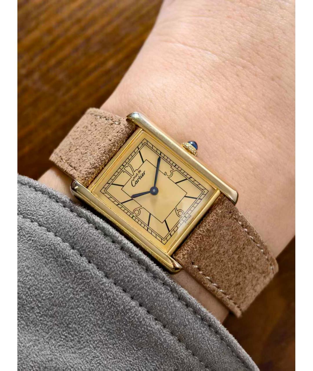 CARTIER Золотые часы, фото 3