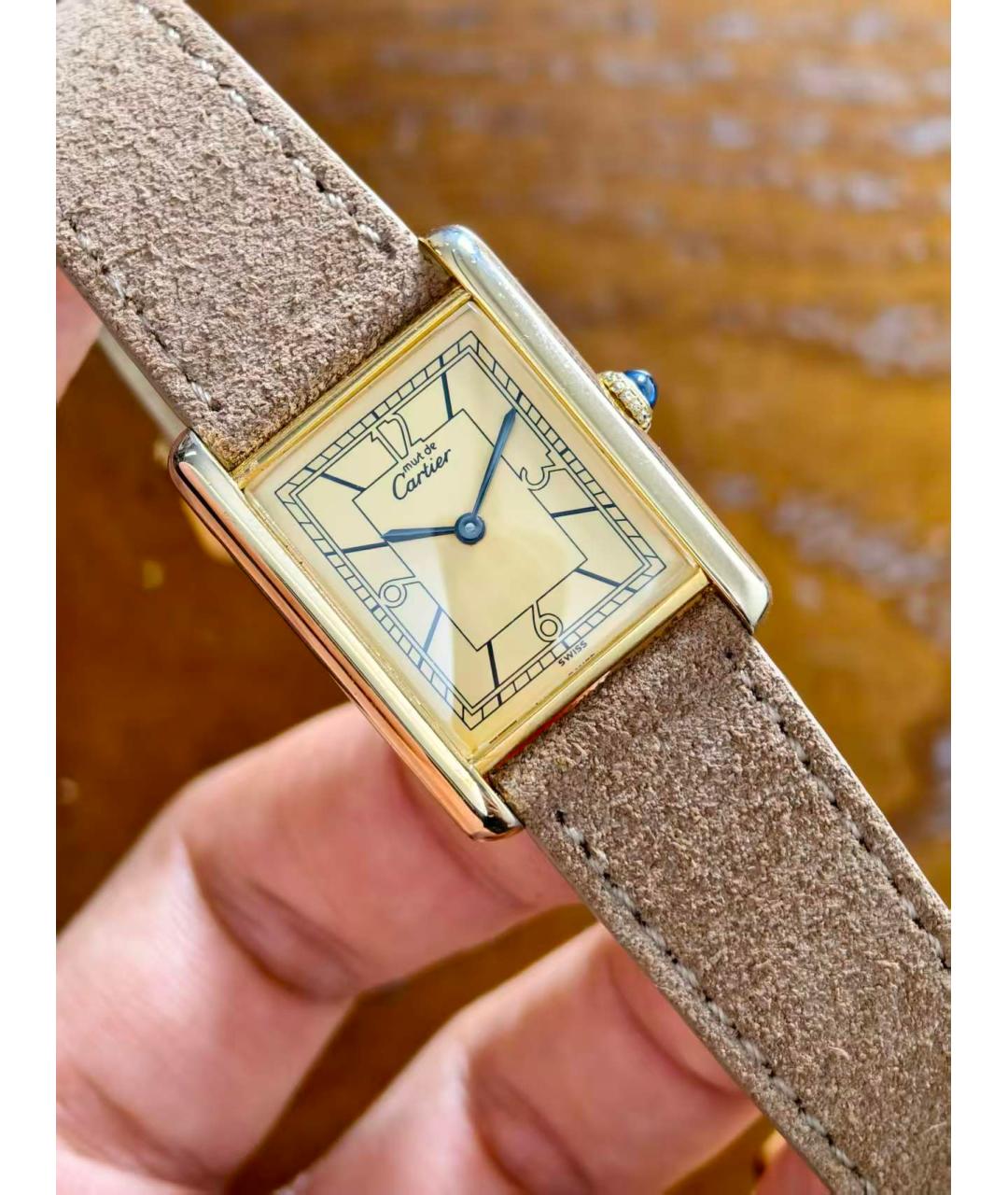 CARTIER Золотые часы, фото 4