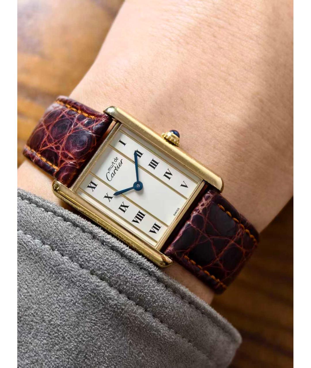 CARTIER Золотые часы, фото 2