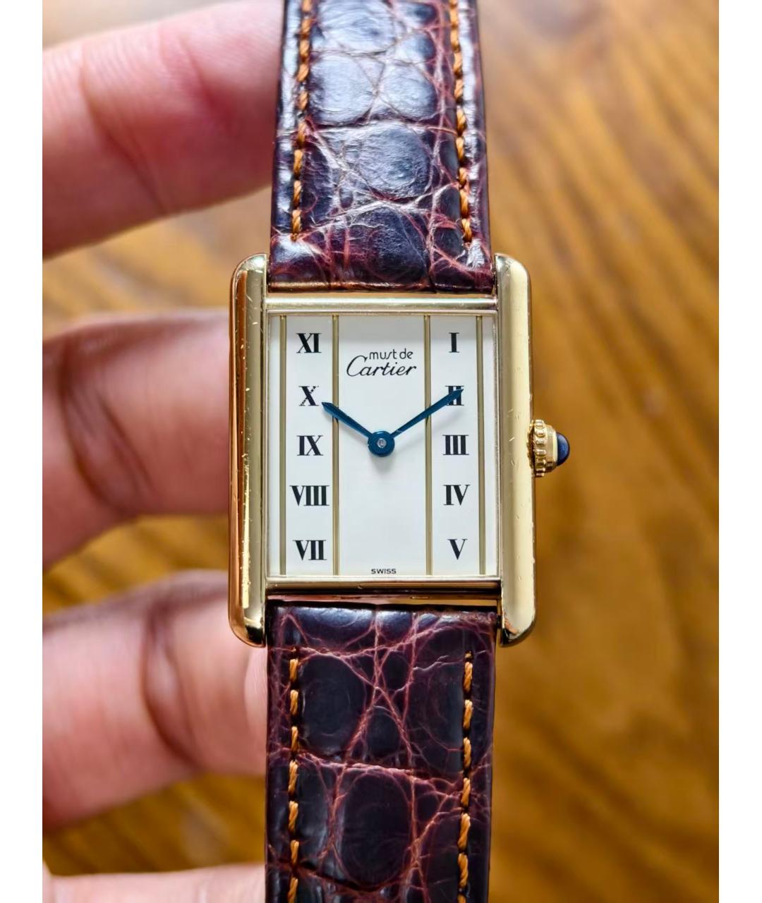 CARTIER Золотые часы, фото 3