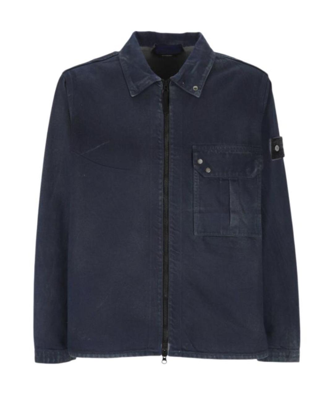 STONE ISLAND Темно-синяя куртка, фото 1