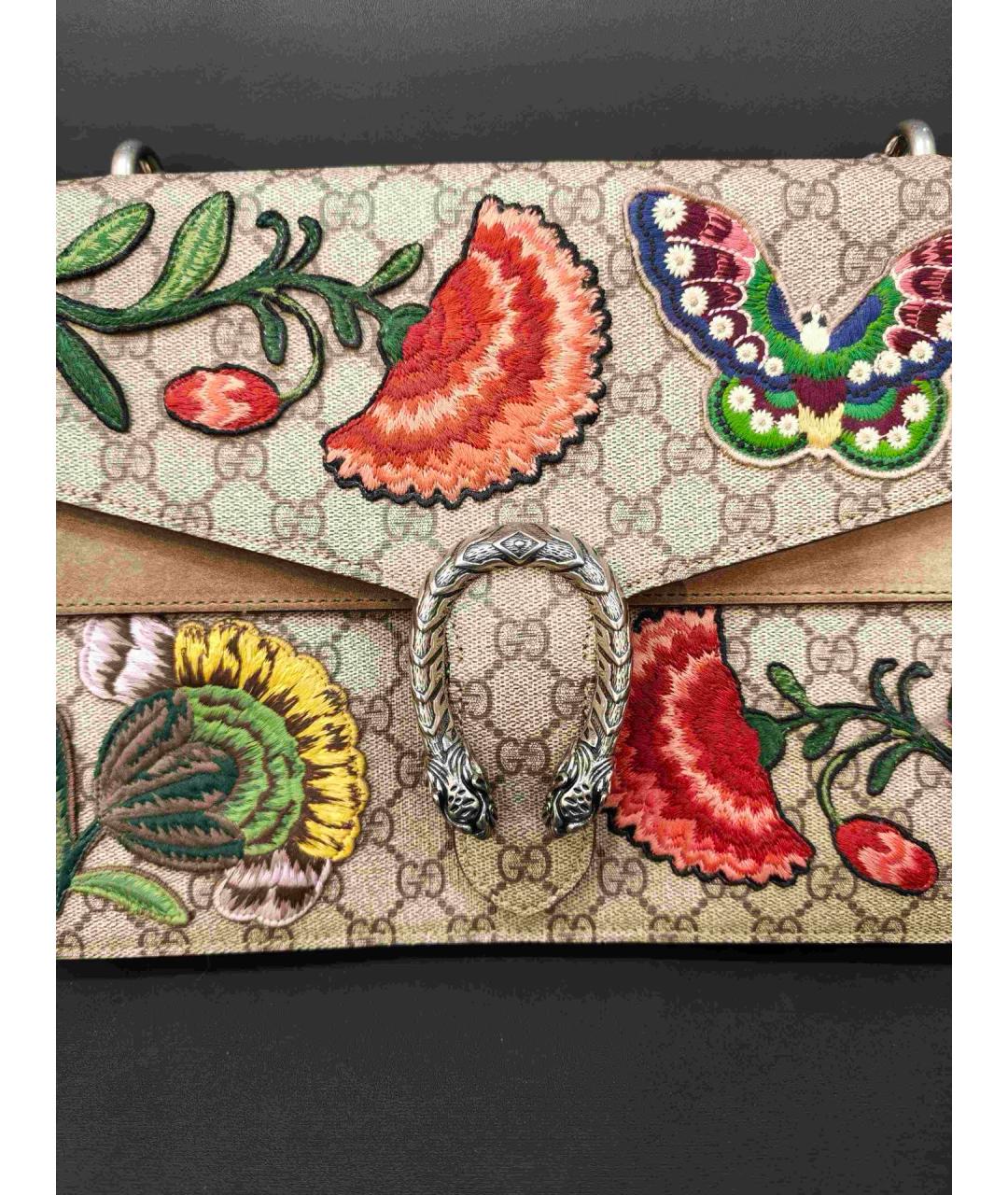 GUCCI Хаки деним сумка через плечо, фото 2
