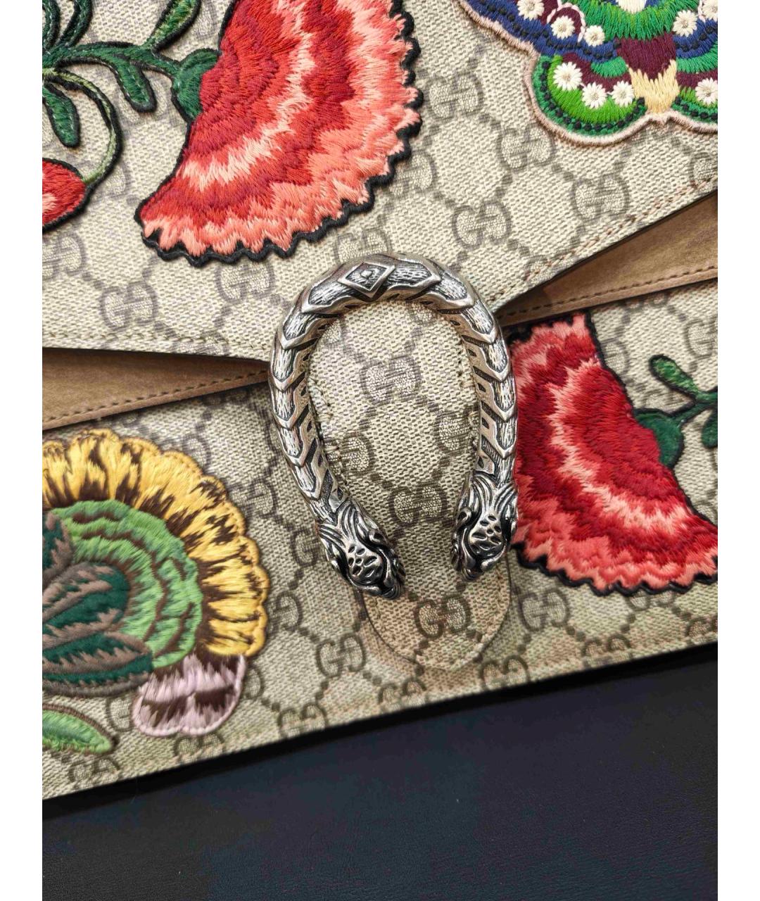 GUCCI Хаки деним сумка через плечо, фото 3