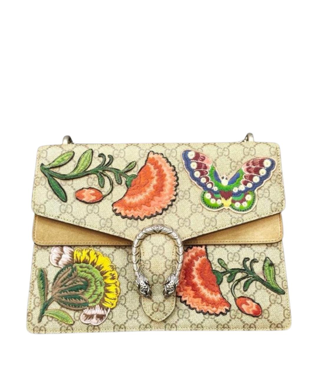 GUCCI Хаки деним сумка через плечо, фото 1