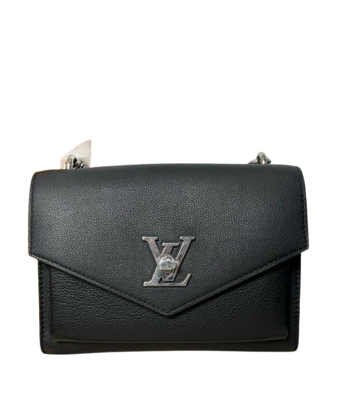 LOUIS VUITTON Черная кожаная сумка через плечо, фото 1