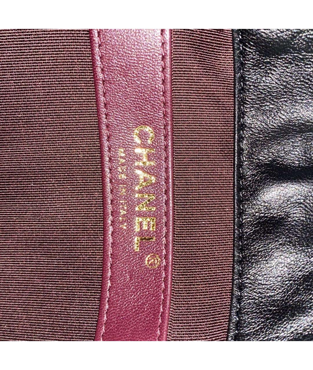 CHANEL Черная кожаная сумка через плечо, фото 6