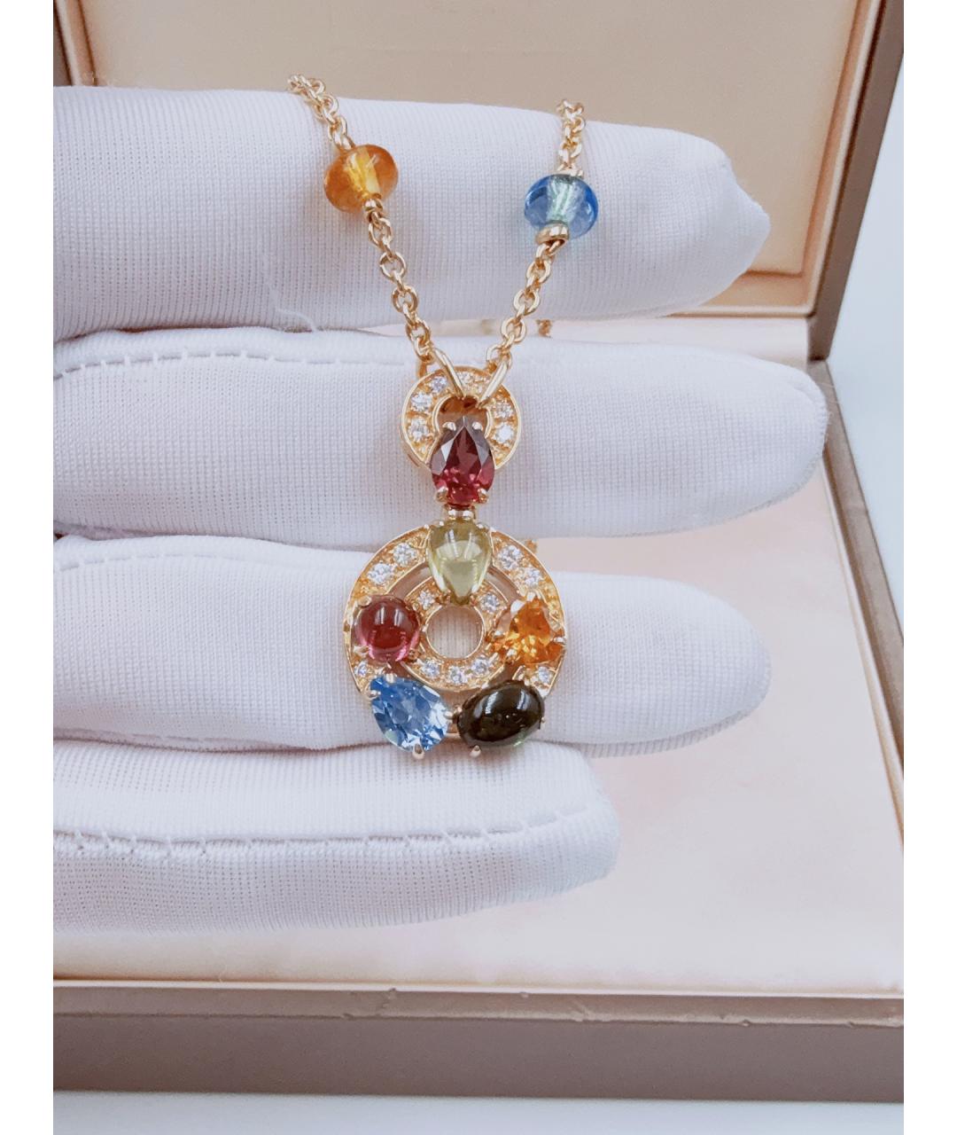BVLGARI Золотое колье из розового золота, фото 4