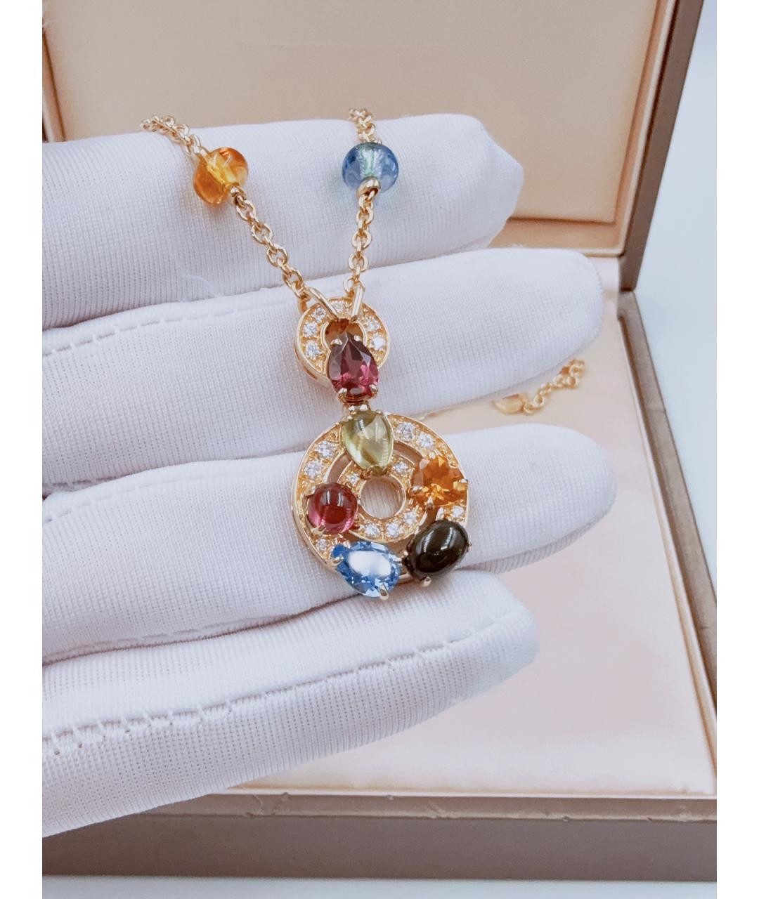 BVLGARI Золотое колье из розового золота, фото 5