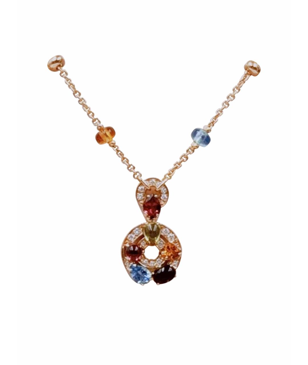 BVLGARI Золотое колье из розового золота, фото 1