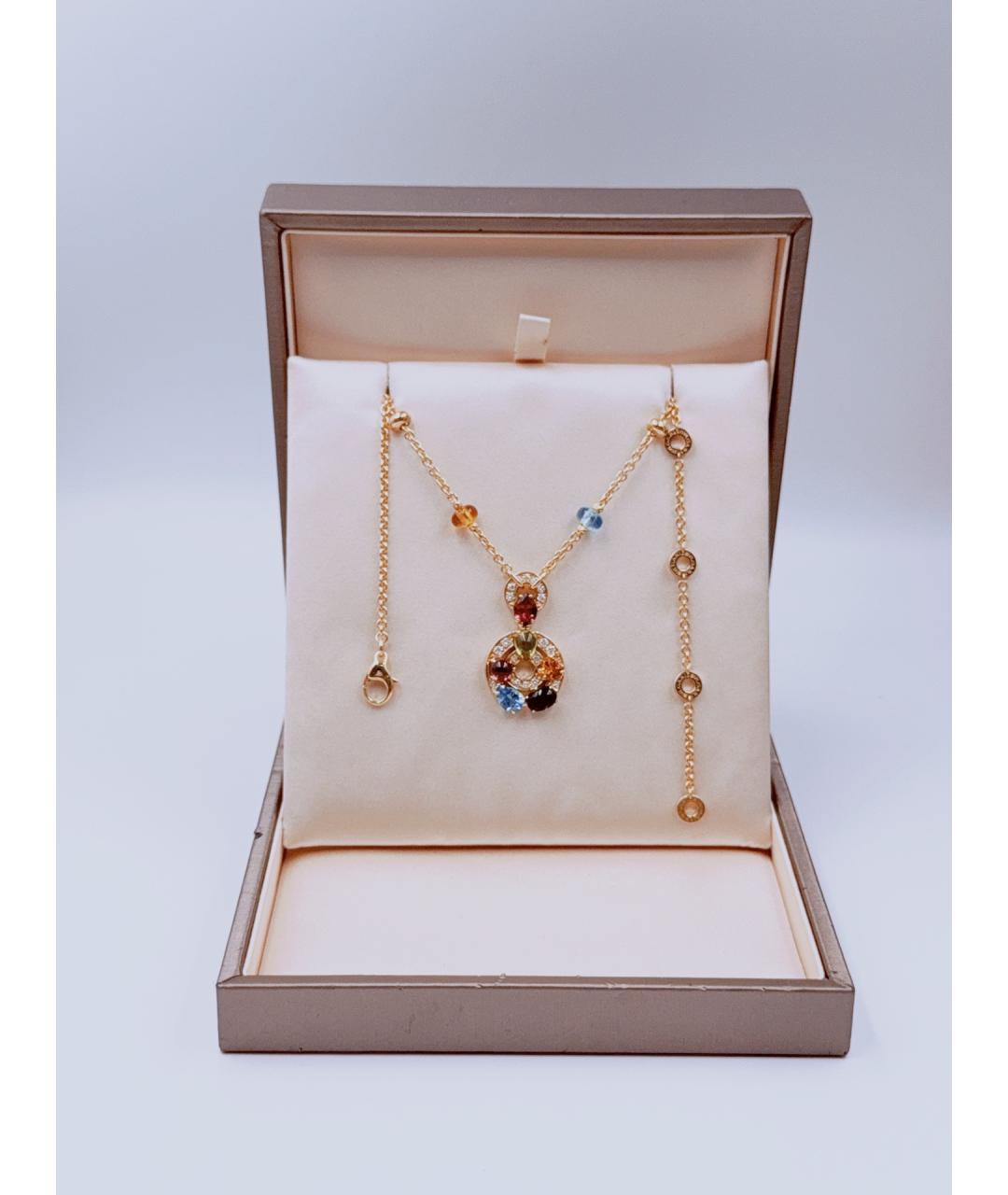 BVLGARI Золотое колье из розового золота, фото 9