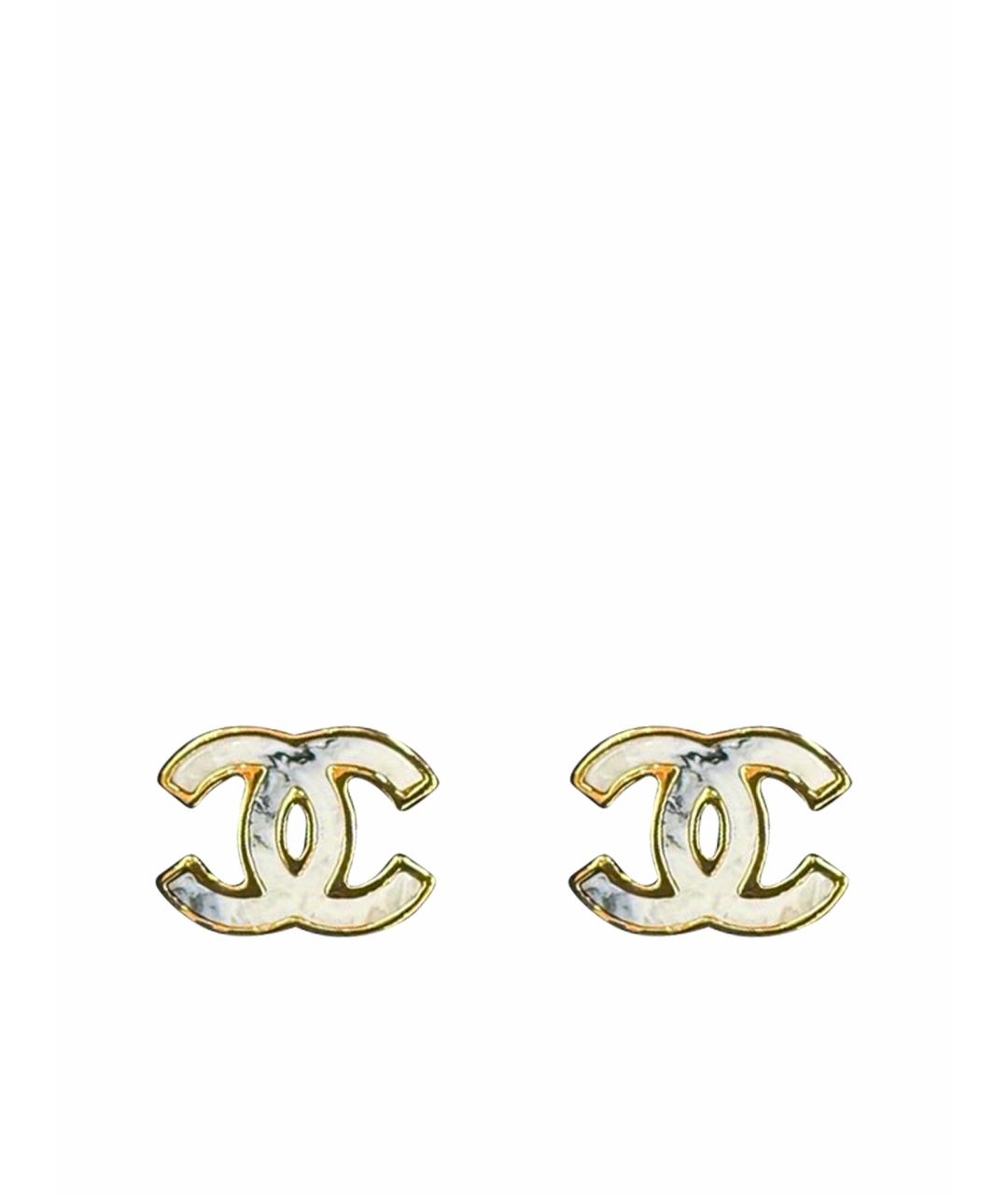 CHANEL Золотые серьги, фото 1