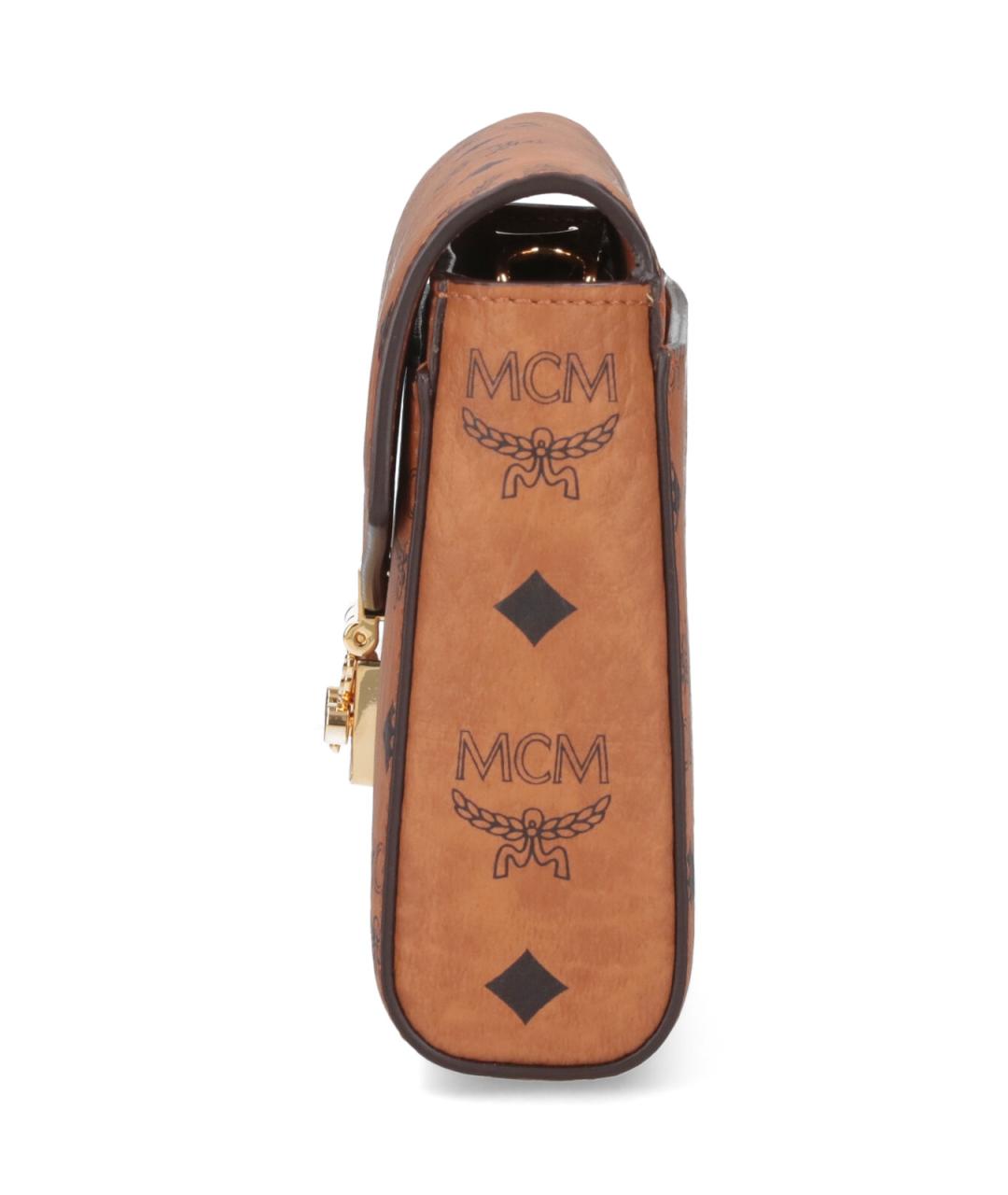 MCM Коричневая сумка через плечо из искусственной кожи, фото 5