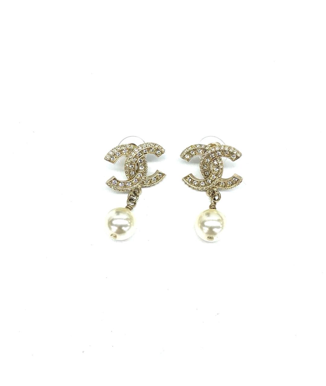 CHANEL Золотые серьги, фото 5