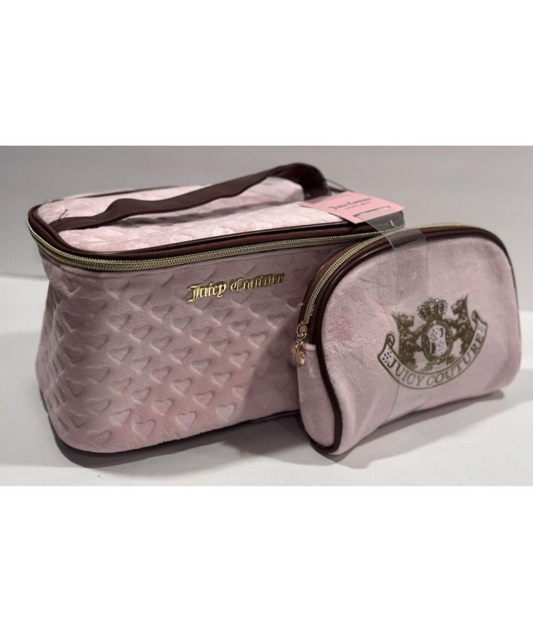 JUICY COUTURE Розовая косметичка, фото 2