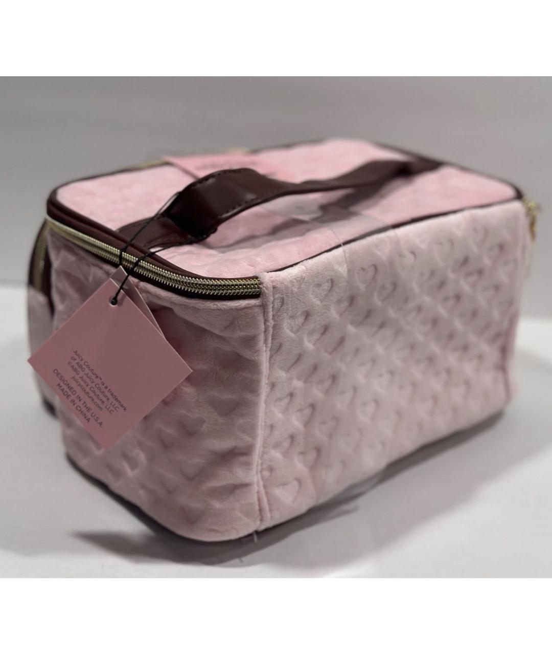 JUICY COUTURE Розовая косметичка, фото 3