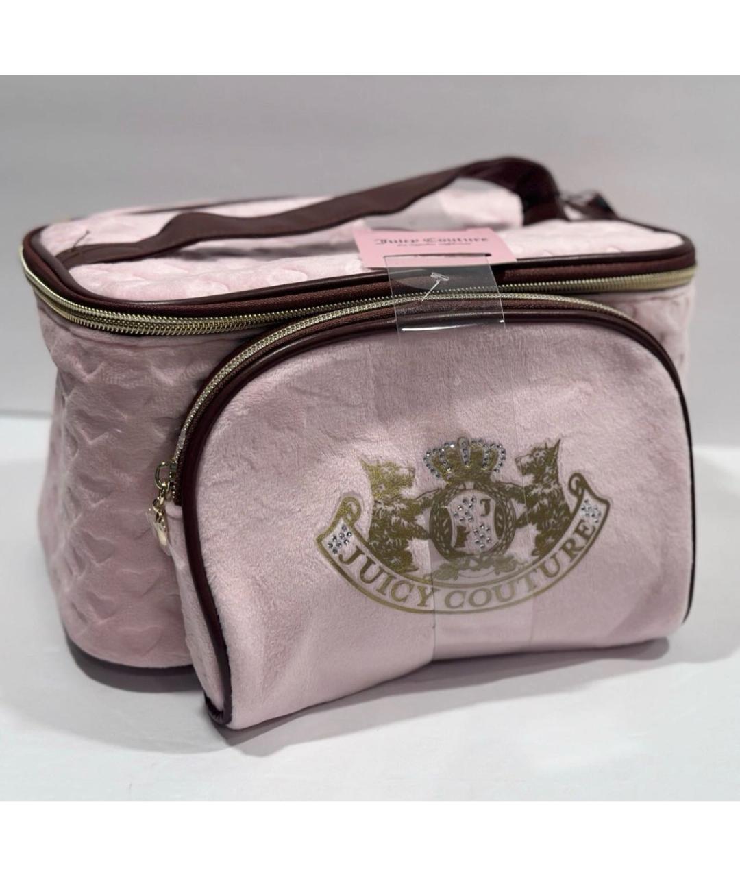JUICY COUTURE Розовая косметичка, фото 5