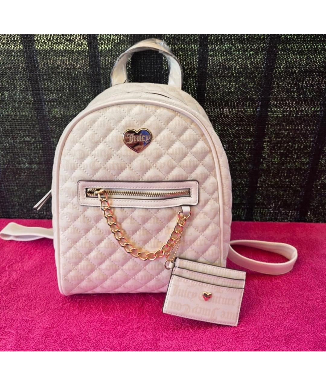 JUICY COUTURE Розовый рюкзак, фото 2