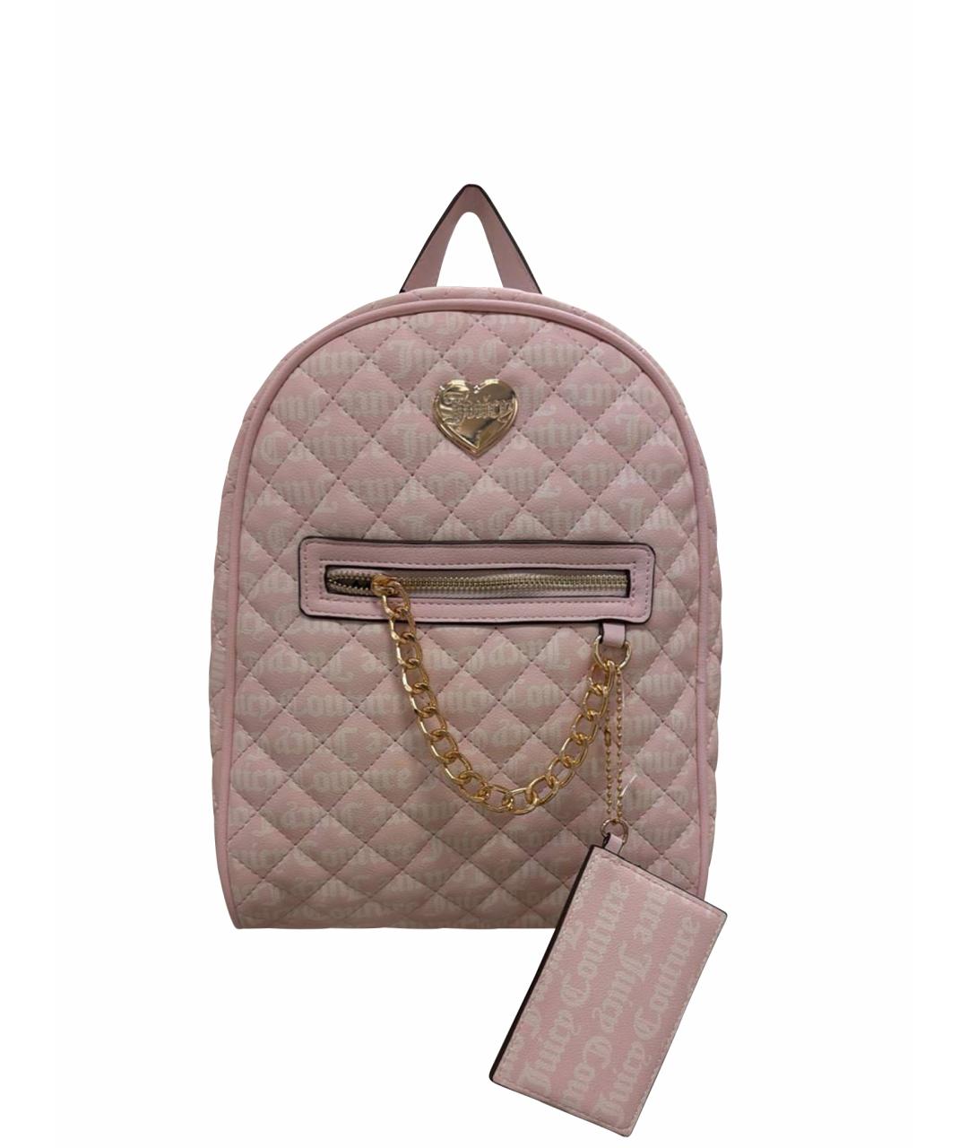 JUICY COUTURE Розовый рюкзак, фото 1