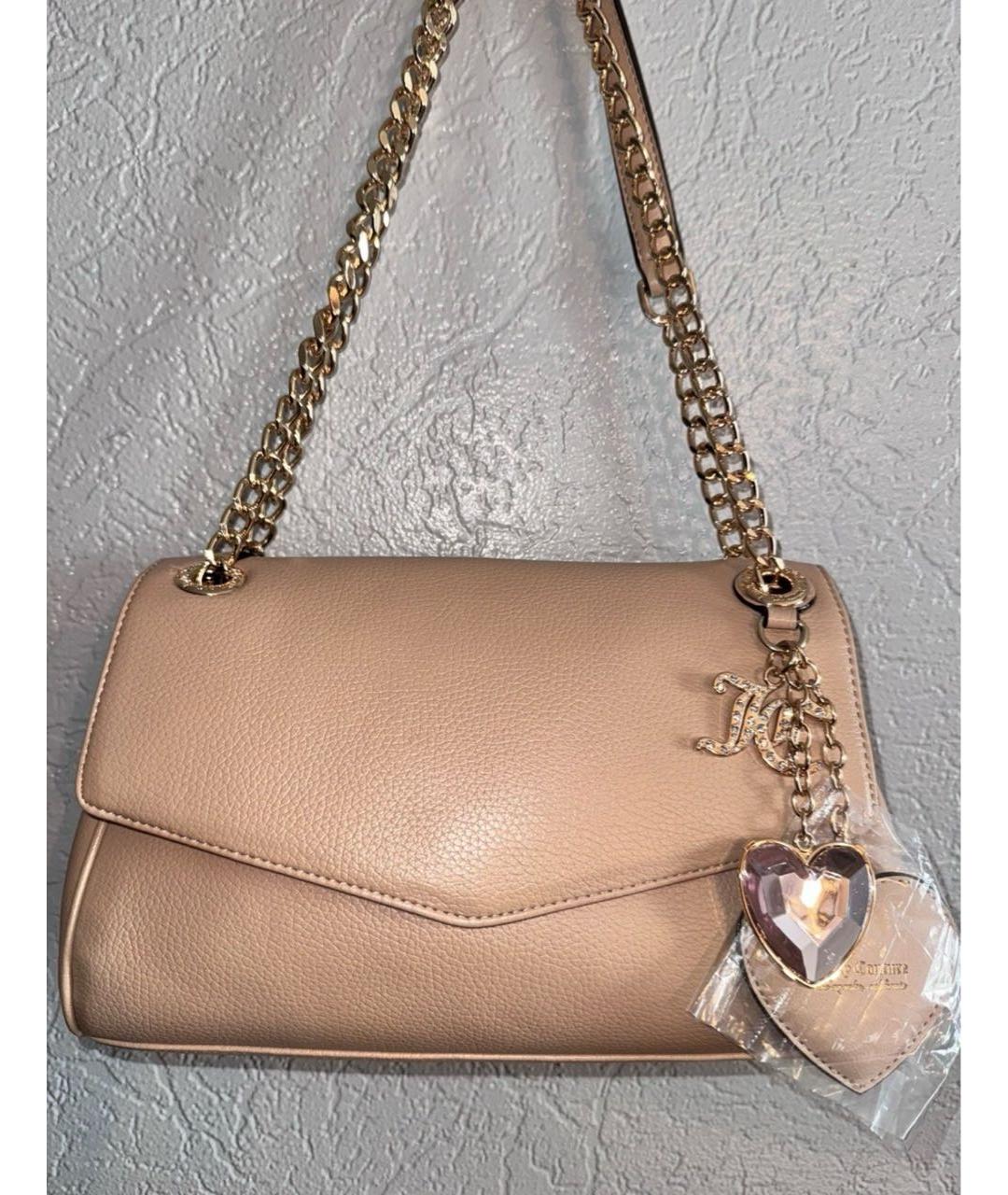 JUICY COUTURE Бежевая сумка через плечо, фото 4