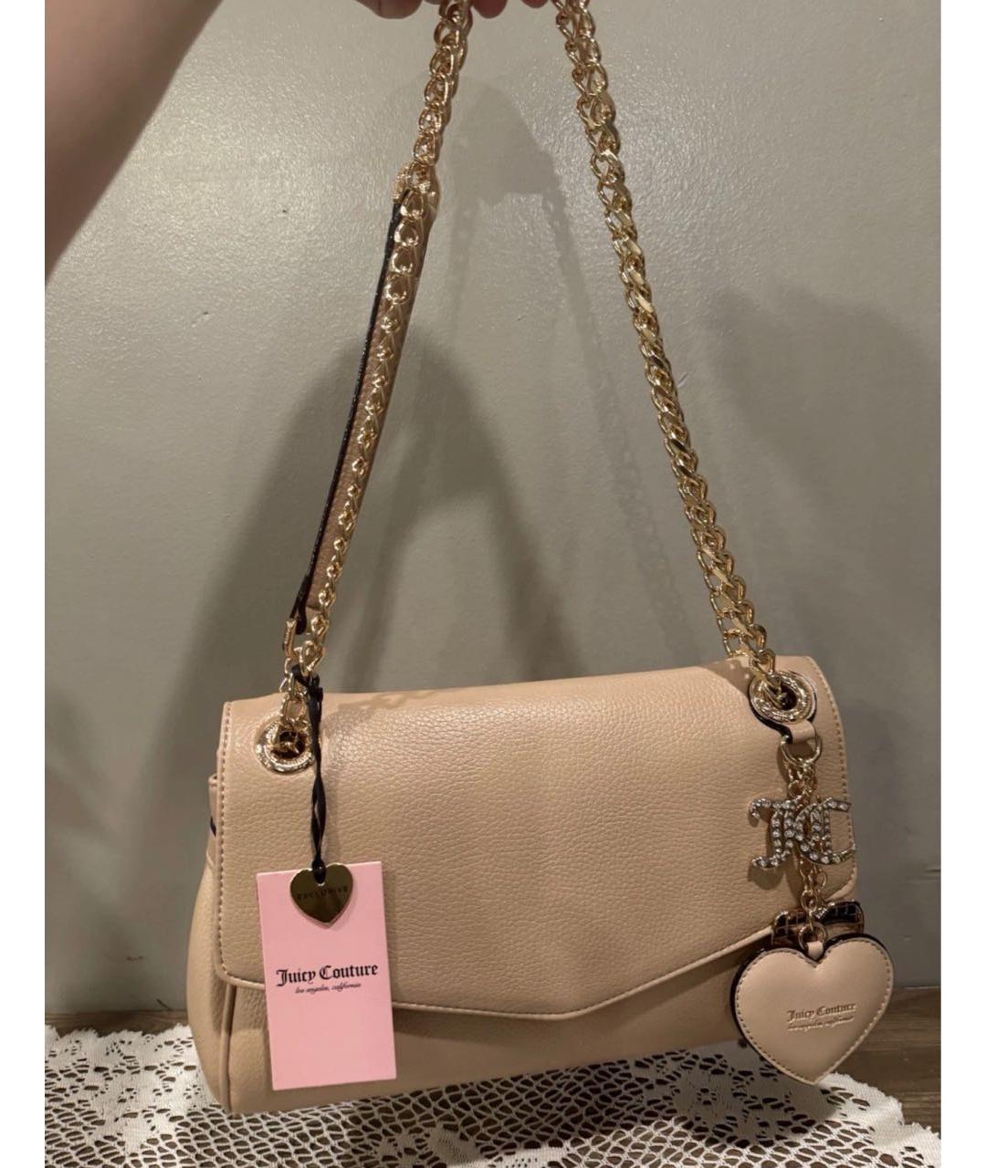 JUICY COUTURE Бежевая сумка через плечо, фото 2