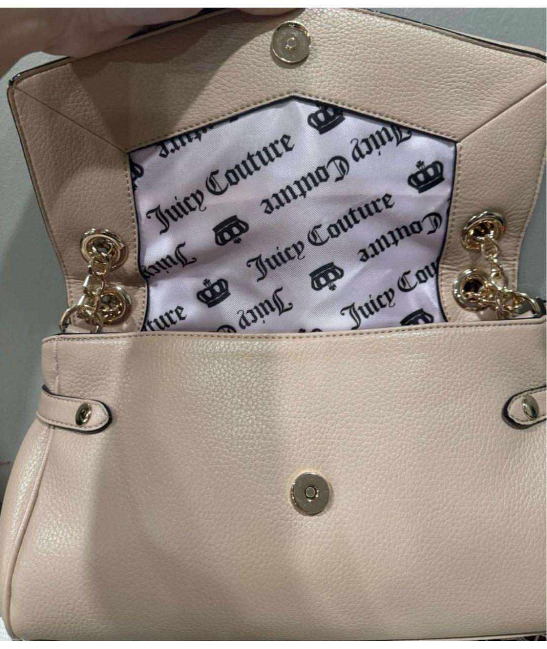 JUICY COUTURE Бежевая сумка через плечо, фото 3